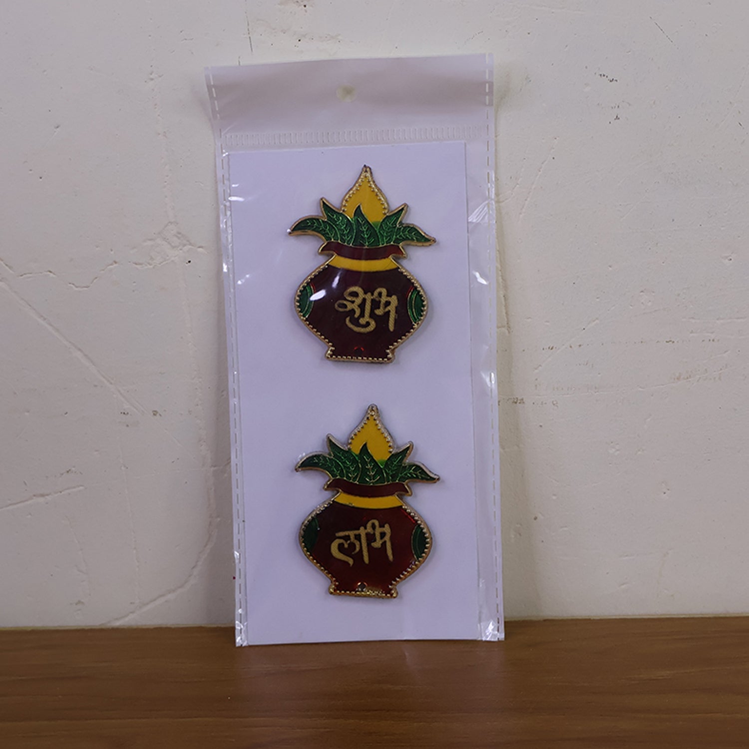Shubh Labh Kalash Shaped Wall Hangings (2 Pc) Shubh Labh Kalash Shaped Wall Hangings (2 Pc)